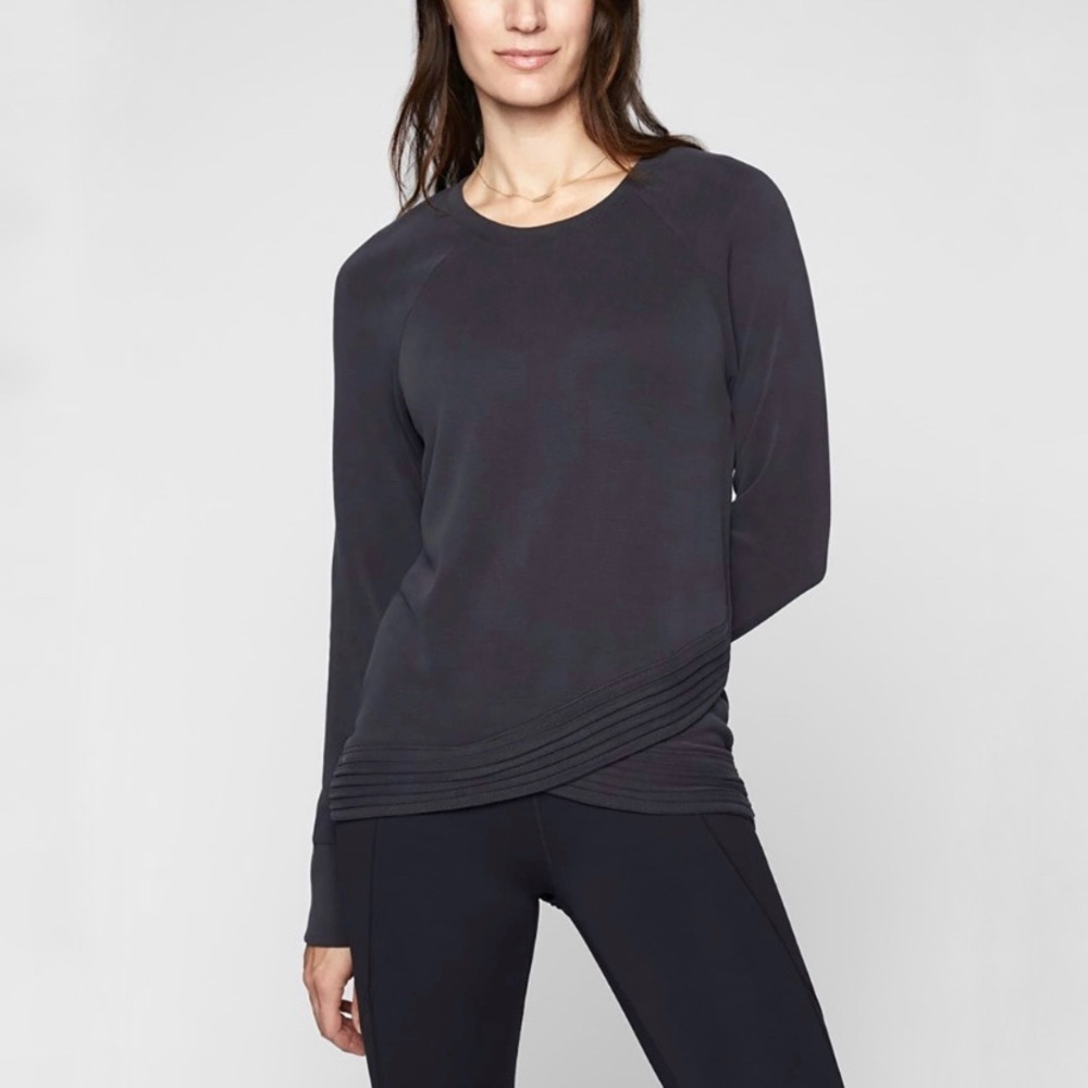 Athleta Serenity Crisscross Sweatshirt